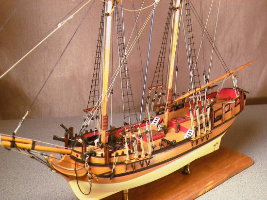Schooner Ship Model