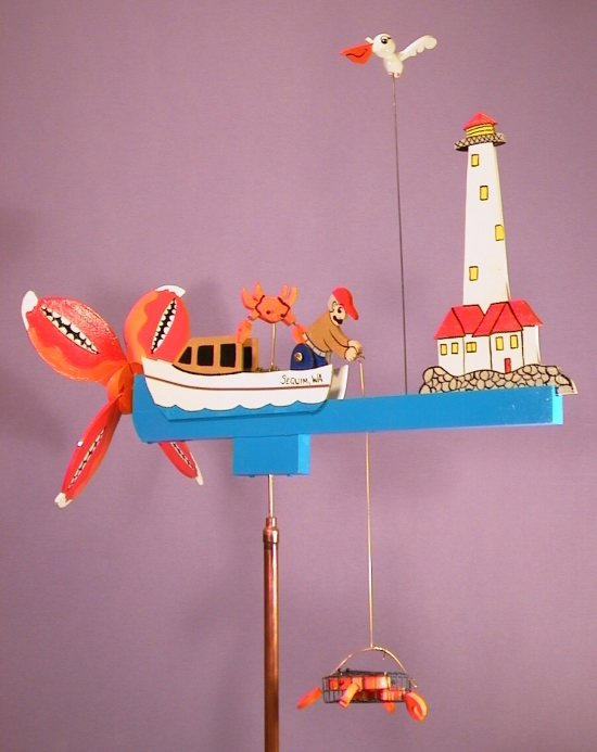 Crabbing Whirligig Wind Toy